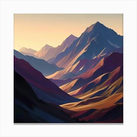 Mountain Landscape 18 Canvas Print