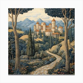 European Countryside Tapestry 14 Canvas Print