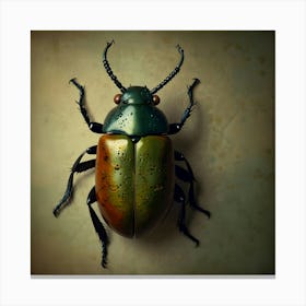 Mechanical Beetle’s Colorful Adaptation Canvas Print