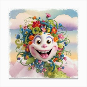 Flower Head Canvas Print