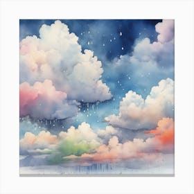 Rain Clouds Canvas Print