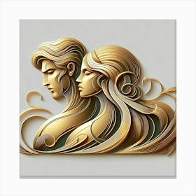 Man and woman 6 Canvas Print