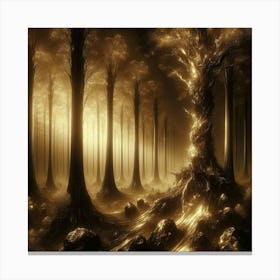 Dark Forest 33 Canvas Print