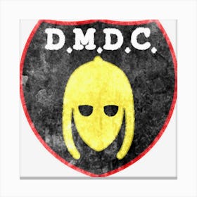 Limited Edition Dmdc Detectorists Badge Distressed Canvas Print