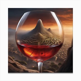 Wine Glass Canvas Print