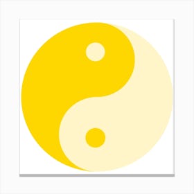 Yin Yang Symbol 25 Canvas Print