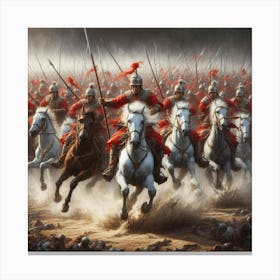 Battle Of Samarkand Canvas Print