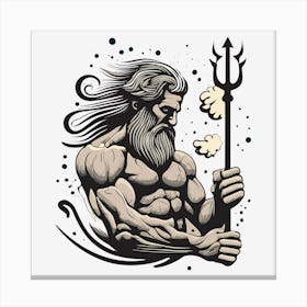 Poseidon Canvas Print