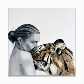 Tiger Kiss Canvas Print