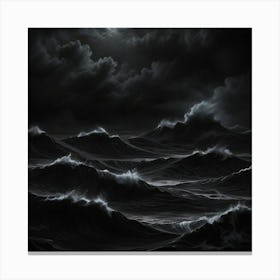 Dark Ocean Canvas Print