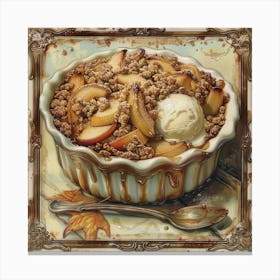 Apple Crumble 1 Canvas Print