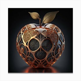 The glass apple an intricate design that adds to its exquisite appeal. 14 Canvas Print