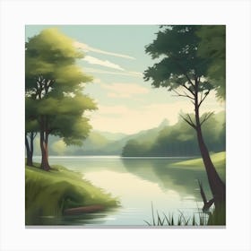 Landscape Painting 244 Canvas Print