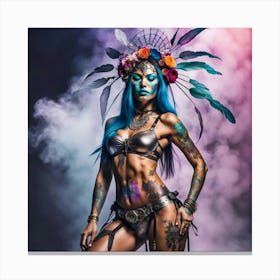 Bohemian women Canvas Print