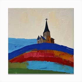 Church On The Hill Canvas Print