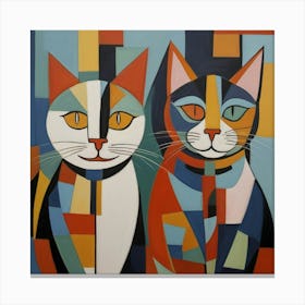 Two Cats 2 Canvas Print