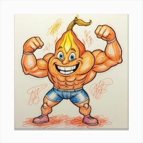 Muscle Mcfly Canvas Print