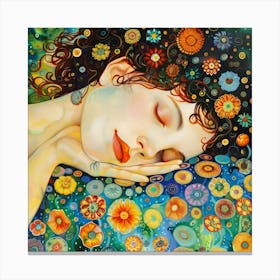 Dreaming Woman Canvas Print