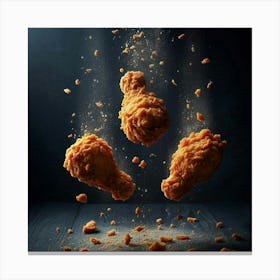 Fried Chicken 3 Canvas Print