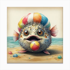 Puffer Fish 8 Canvas Print