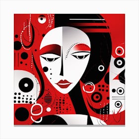 Abstract Woman Canvas Print