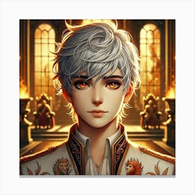 Lucian Ashheart Portrait Canvas Print