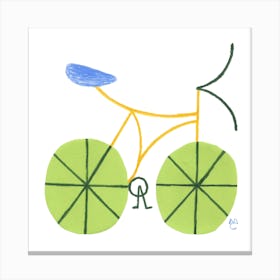 Bike 4 Square Canvas Print