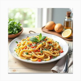 Fettuccine Canvas Print