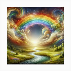 Rainbow In The Sky Canvas Print