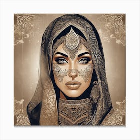 Islamic Woman 1 Canvas Print