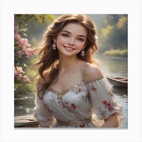 Beautiful Girl Canvas Print