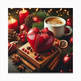 Christmas Heart 1 Canvas Print