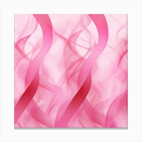 Pink Smoke Background Canvas Print