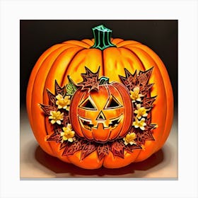 Halloween Pumpkin Canvas Print