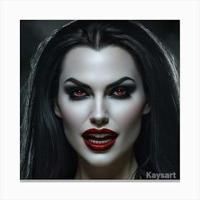 Sexy Vampire 1 Canvas Print