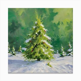 CHRISTMAS FOREST GRINCHES Canvas Print