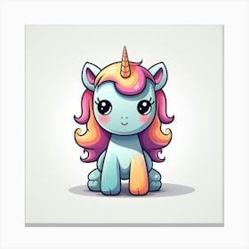 Cute Unicorn 549 Canvas Print