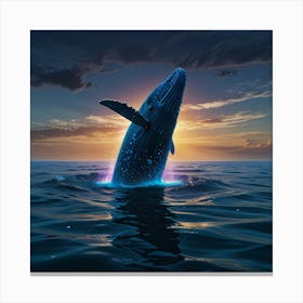 Humpback Whale Canvas Print