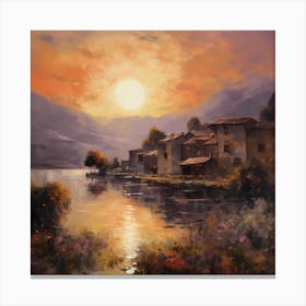 Chiaroscuro Canvases of Rome Canvas Print