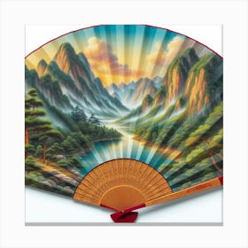 Chinese Fan 1 Canvas Print