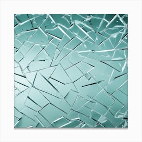 Broken Glass Background 4 Canvas Print