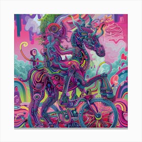 Psychedelic Unicorn Canvas Print