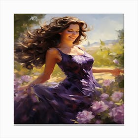 Beautiful Woman Canvas Print