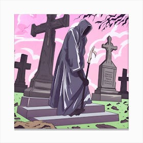 Graveyard 16 Canvas Print