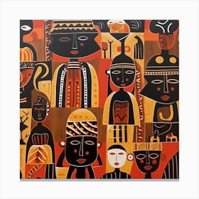 African People Canvas Print