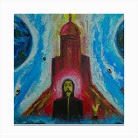 Impressionism Oil Painting, Church, Control Canvas Print