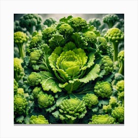 Green Broccoli 2 Canvas Print