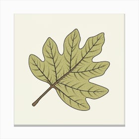 Oak Leaf Canvas Print