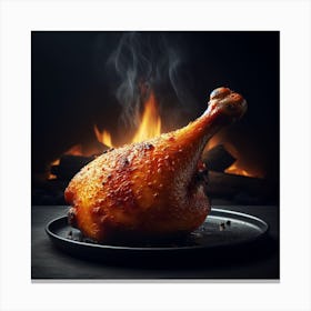 Chicken Food Restaurant62 Canvas Print