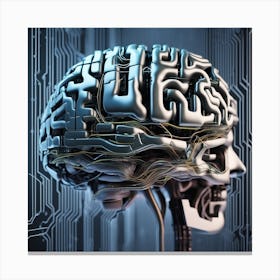 Artificial Brain 26 Canvas Print